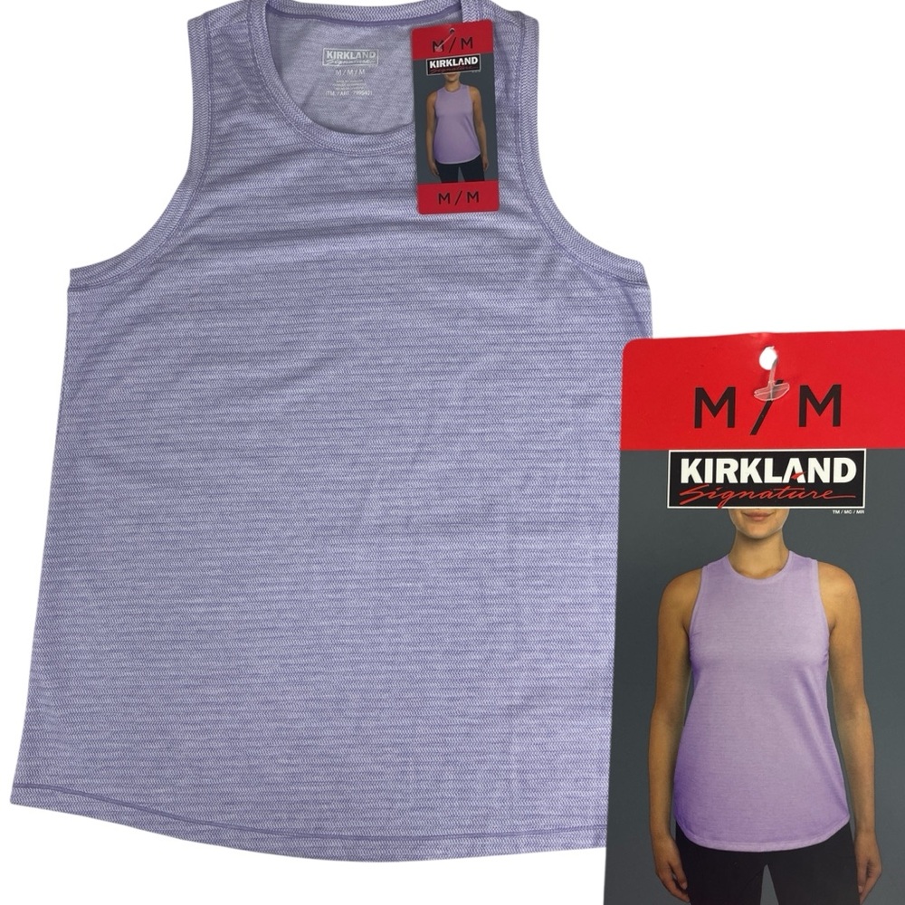 Kirkland Signature Womens Lavender Sleeveless Active Tank Top Size M NWT